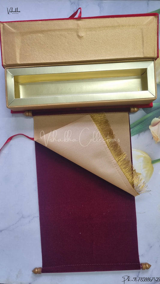 Hindu Muslim Christian Jain Sikh Scroll Farman Colored wedding invitation Cards FC-100