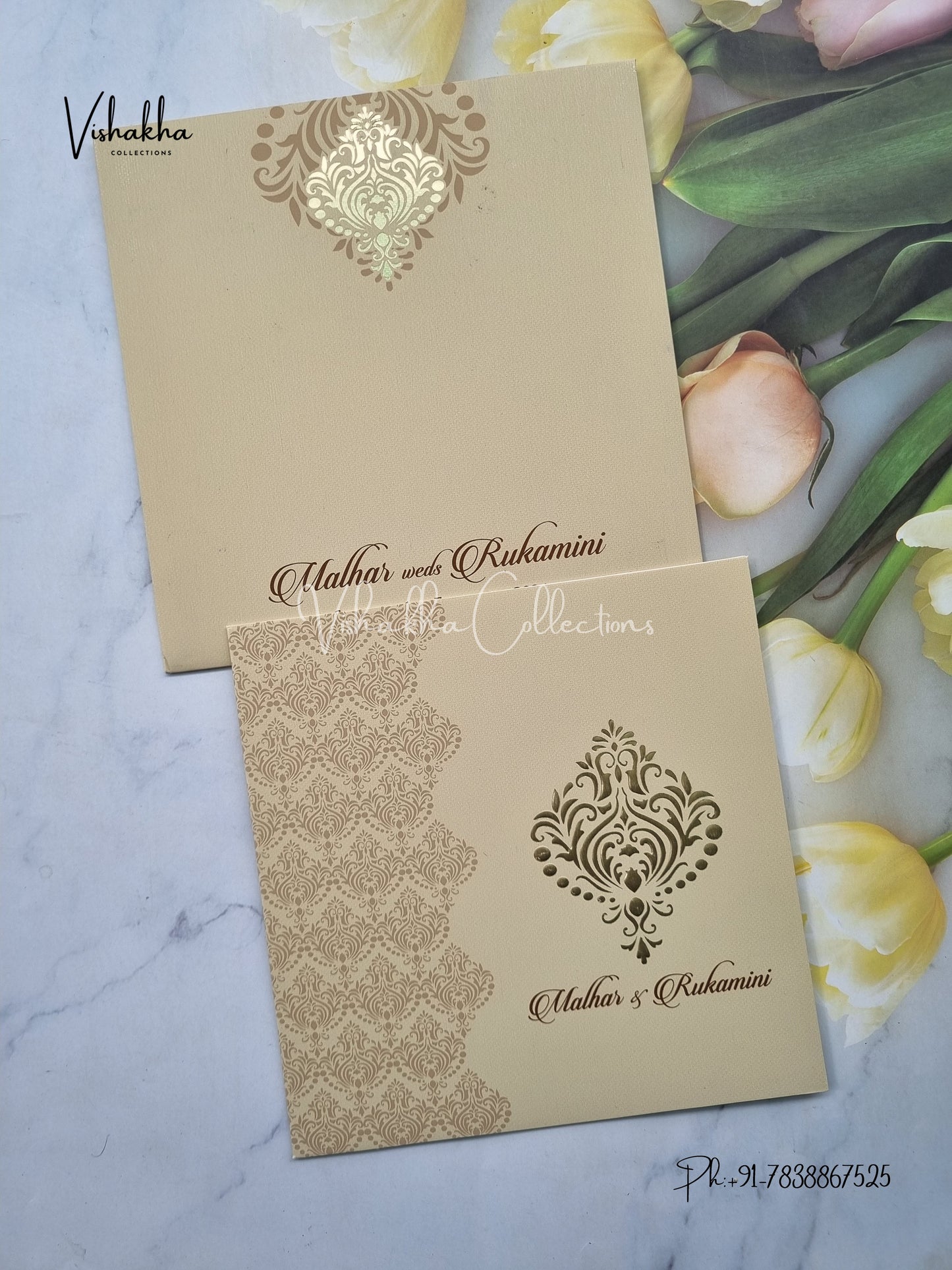 Hindu Muslim Christian Sikh invitation Cards LN-565