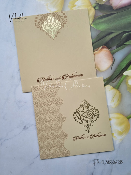Hindu Muslim Christian Sikh invitation Cards LN-565