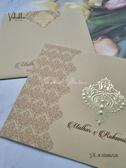 Hindu Muslim Christian Sikh invitation Cards LN-565