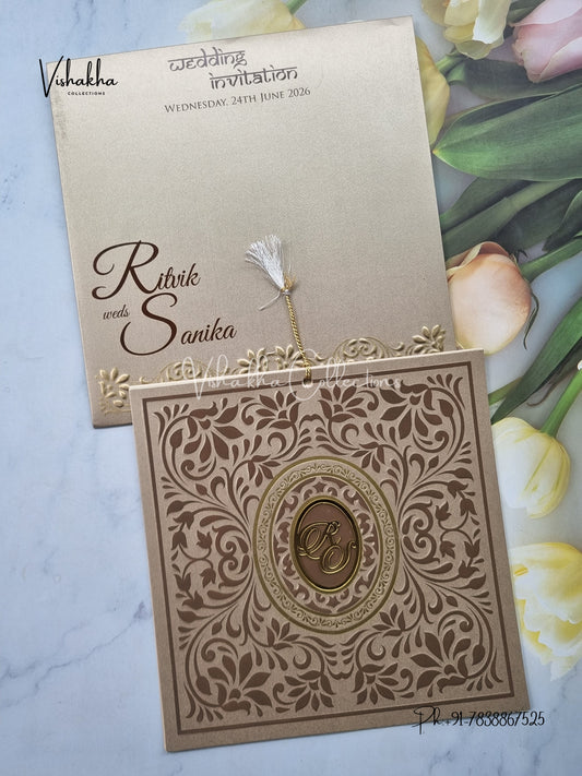 Hindu Muslim Christian Sikh invitation Cards LN-728