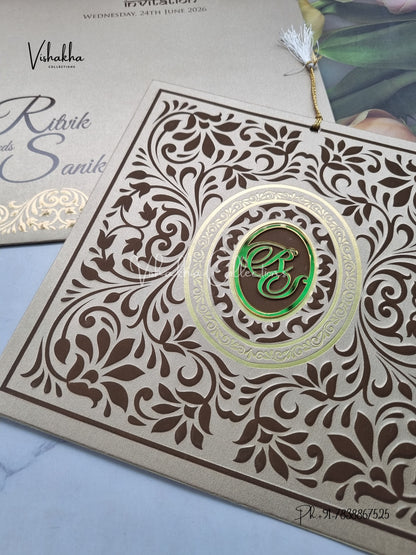 Hindu Muslim Christian Sikh invitation Cards LN-728