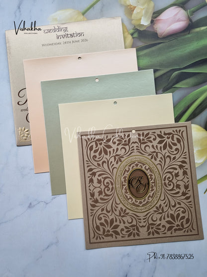 Hindu Muslim Christian Sikh invitation Cards LN-728