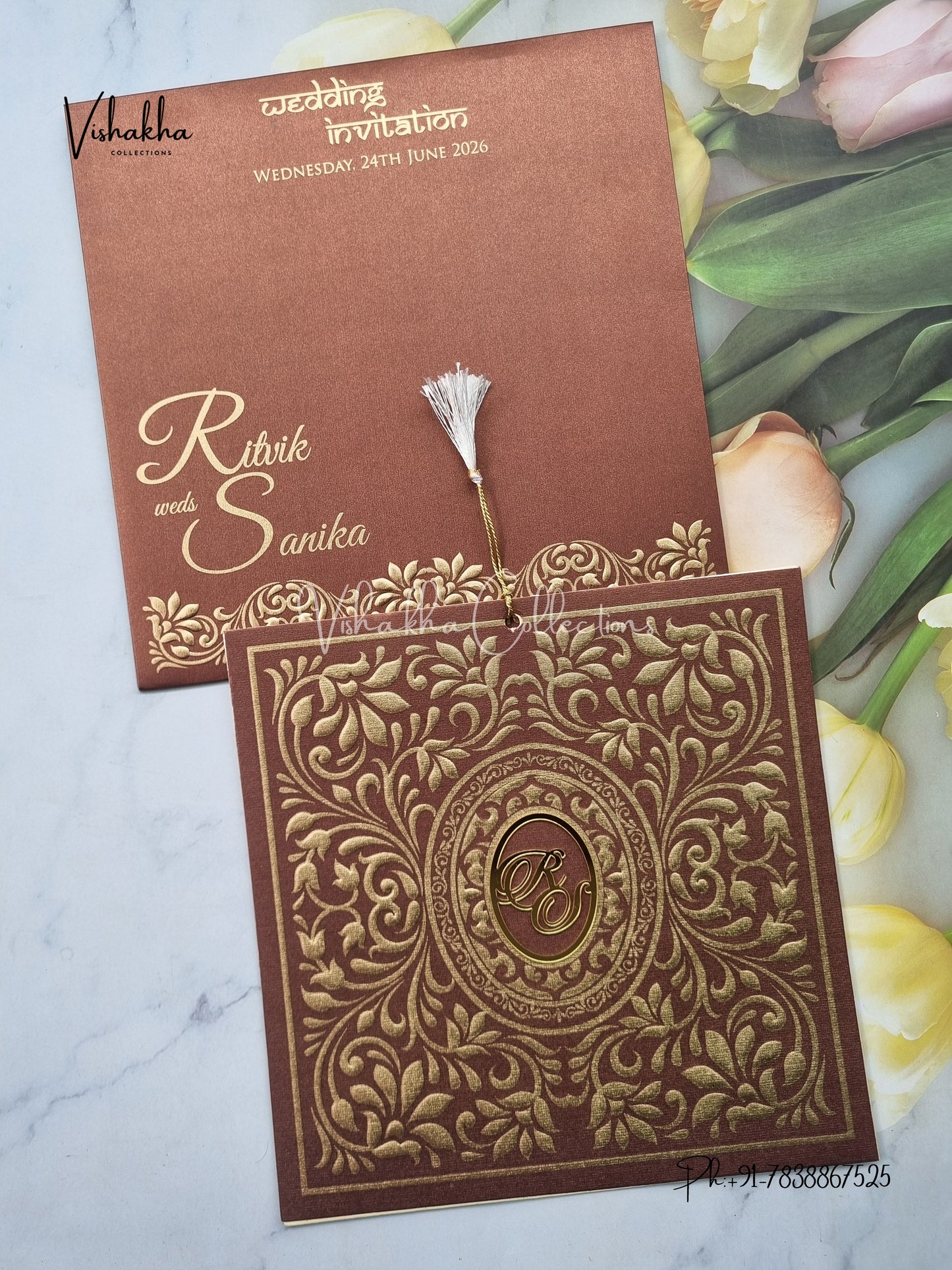 Hindu Muslim Christian Sikh invitation Cards LN-729