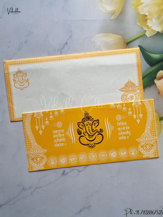 Ganesh Ji Hindu wedding invitation Cards SCH-1001