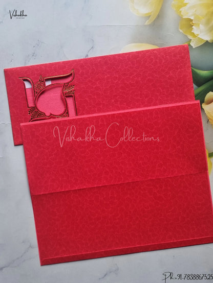 Ganesh Ji Hindu wedding invitation Cards SCH-UN001