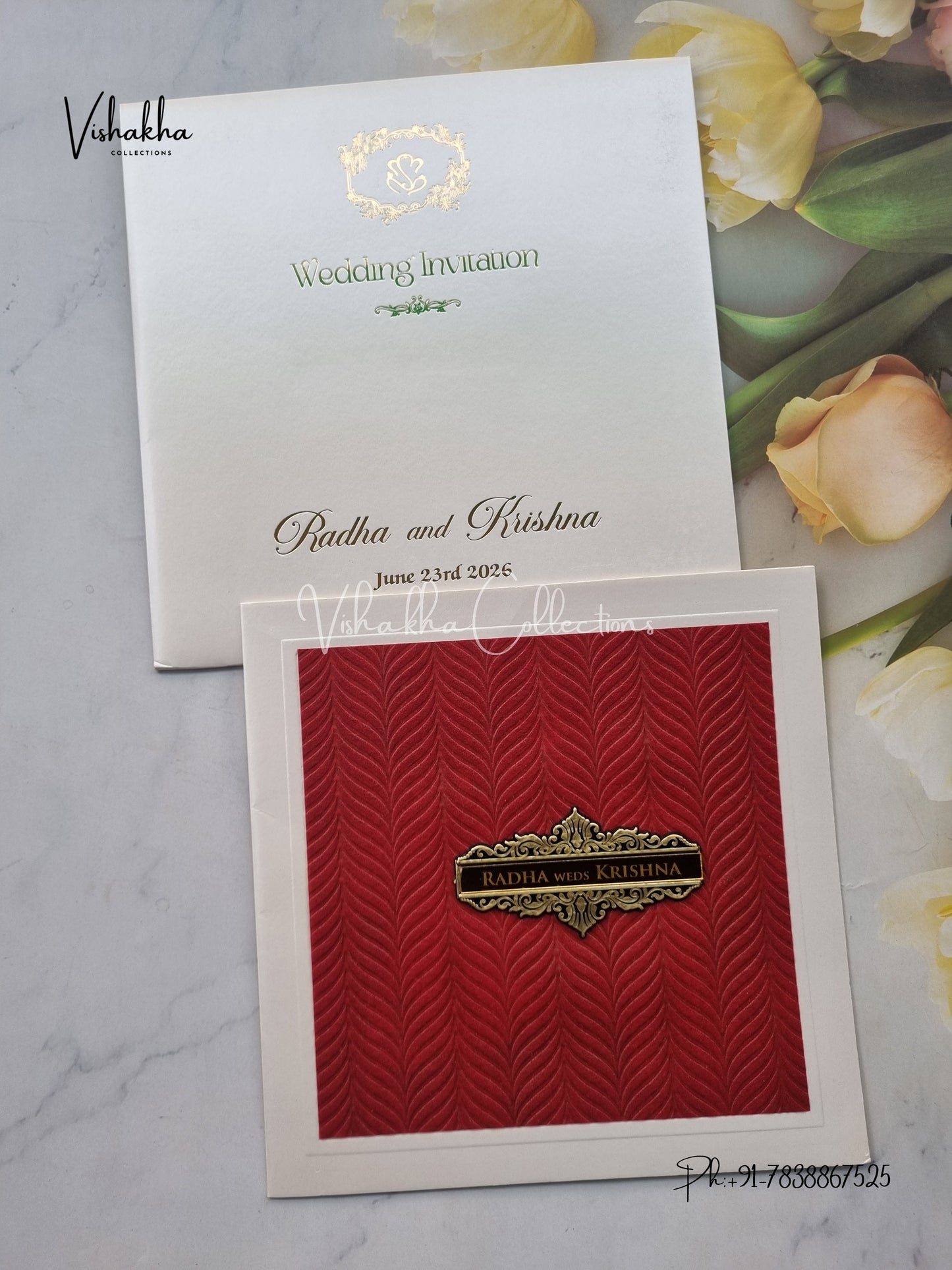 Hindu Muslim Christian Sikh invitation Cards SN-122