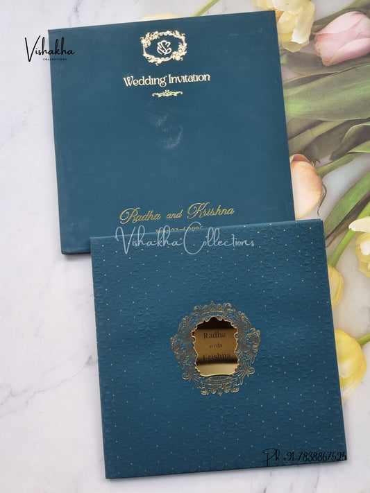 Hindu Muslim Christian Sikh Padded invitation Cards SN-159-1