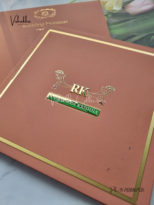 Hindu Muslim Christian Sikh Padded invitation Cards SN-161