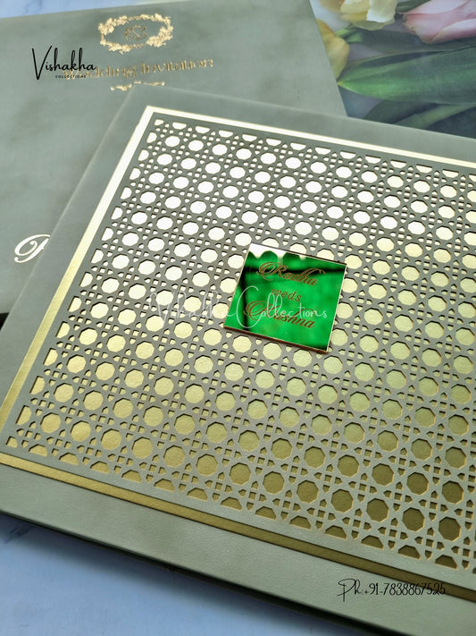 Hindu Muslim Christian Sikh Padded invitation Cards SN-169