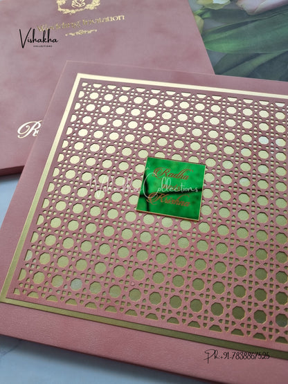 Hindu Muslim Christian Sikh Padded invitation Cards SN-170