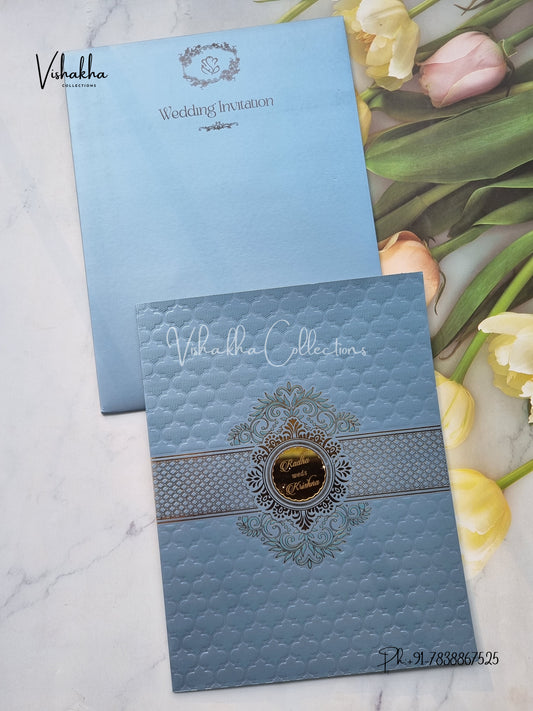 Hindu Muslim Christian Sikh Colored invitation Cards SN-44