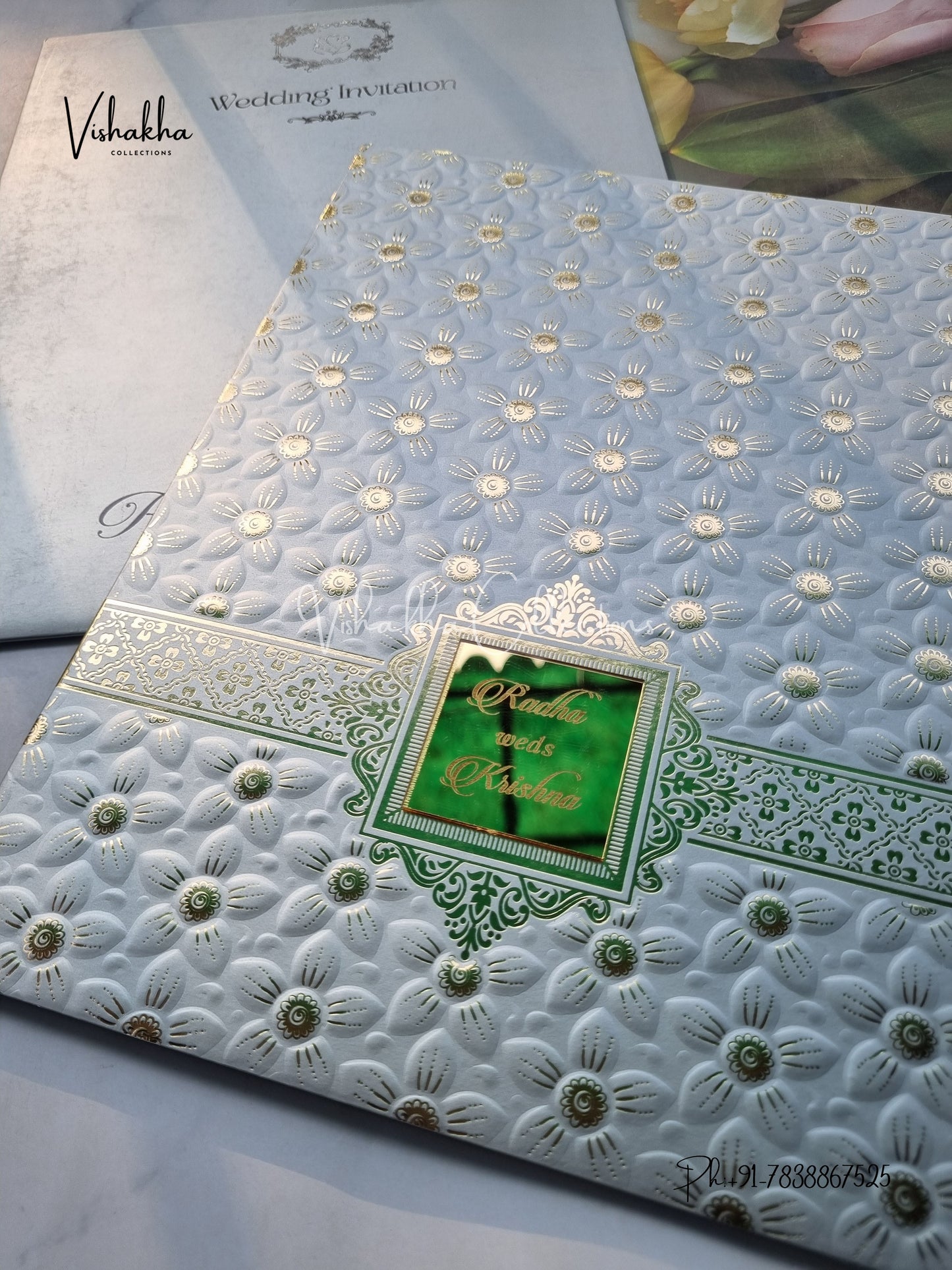 Hindu Muslim Christian Sikh Colored invitation Cards SN-45