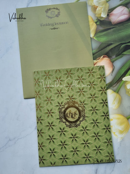 Hindu Muslim Christian Sikh Colored invitation Cards SN-49