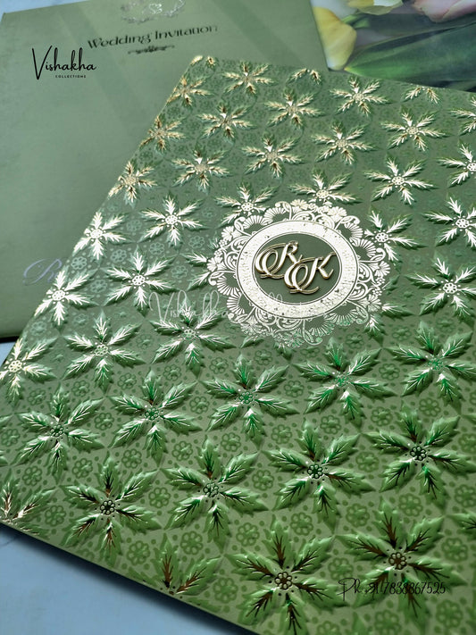 Hindu Muslim Christian Sikh Colored invitation Cards SN-49