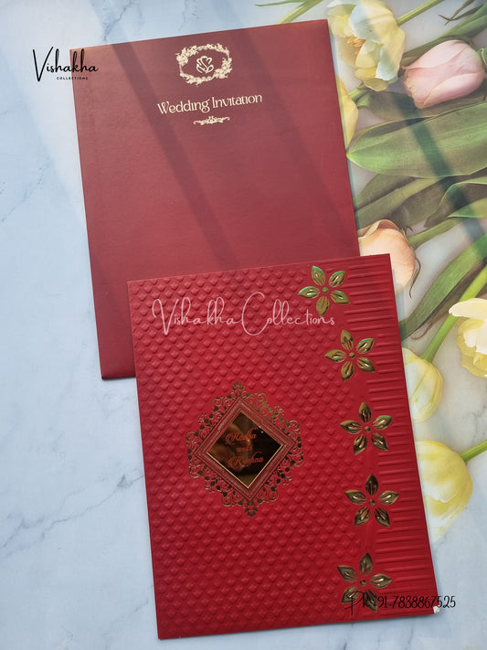 Hindu Muslim Christian Sikh Colored invitation Cards SN-51