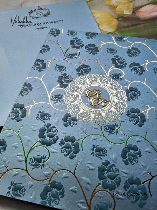 Semi Box Colored invitation Cards SN-54