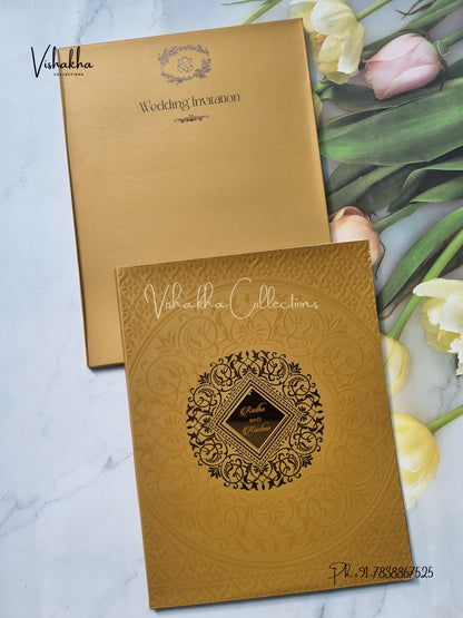 Semi Box Colored invitation Cards SN-57