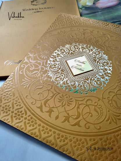 Semi Box Colored invitation Cards SN-57