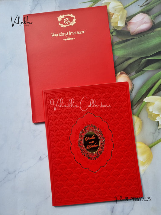 Semi Box Colored invitation Cards SN-59