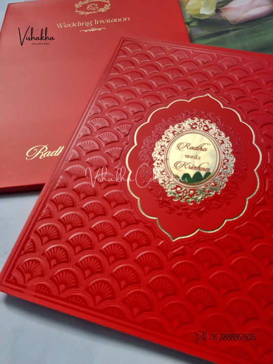Semi Box Colored invitation Cards SN-59