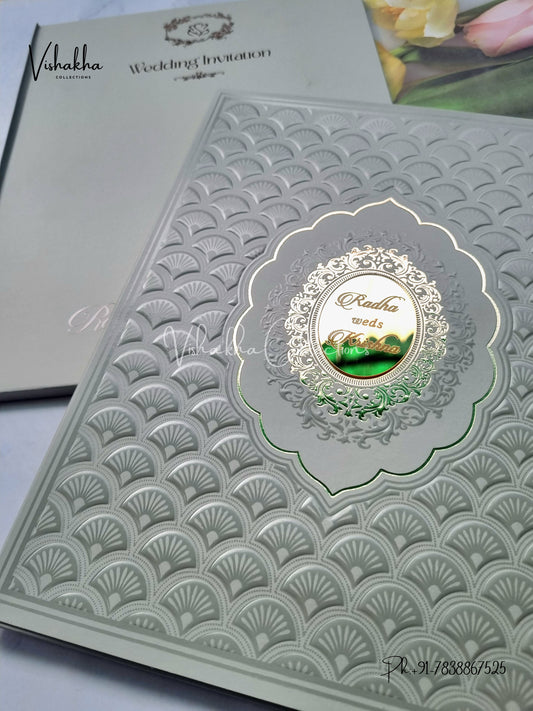 Semi Box Colored invitation Cards SN-60