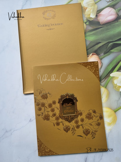 Semi Box Colored invitation Cards SN-71