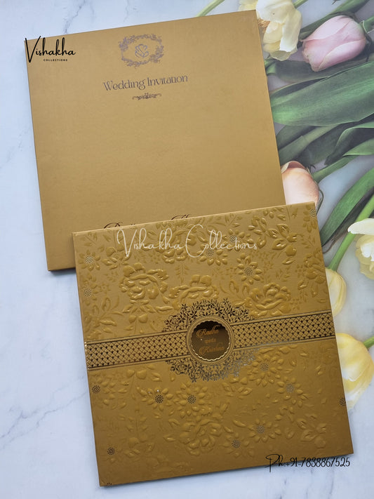 Hindu Muslim Christian Sikh Padded invitation Cards SN-81