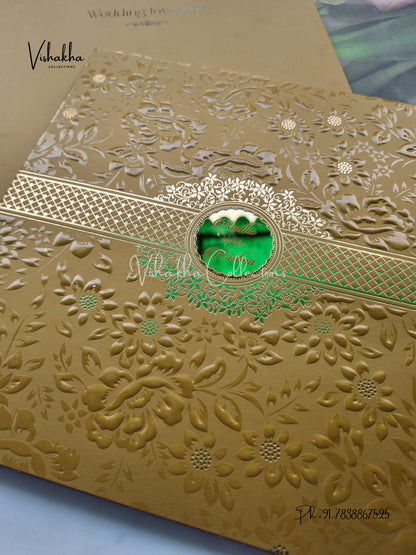 Hindu Muslim Christian Sikh Padded invitation Cards SN-81