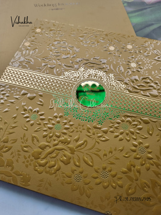 Hindu Muslim Christian Sikh Padded invitation Cards SN-81