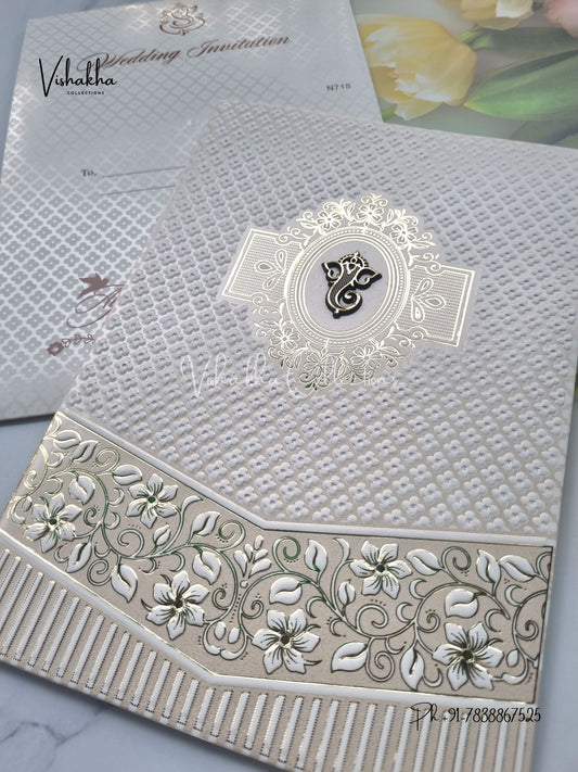 Ganesh Ji Hindu invitation Cards VN-718