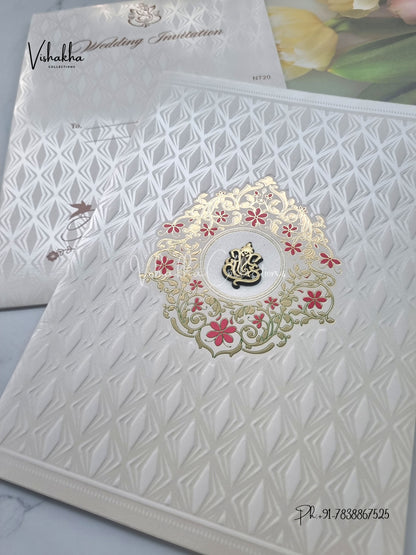 Ganesh Ji Hindu invitation Cards VN-720
