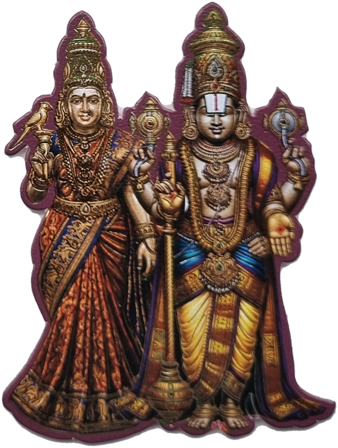 Lakshmi Vishnu emblem for Semi Box Ganesh Ji Hindu Jain invitation Cards SK-3573