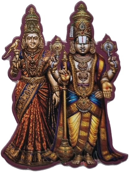 Lakshmi Vishnu emblem for Semi Box Ganesh Ji Hindu Jain invitation Cards SK-3573