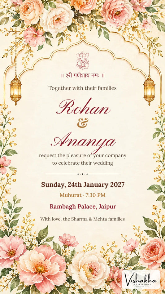 Invite preview with sample text