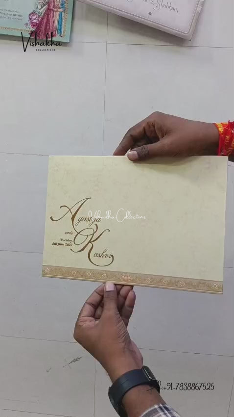 Semi Box MDF Board Laser Cut Ribbon Hathi Hindu Muslim Christian Sikh Jain invitation Cards LN-1009 – video