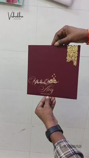 Mehendi Hindu Muslim Christian Sikh Jain invitation Cards LN-987 – video
