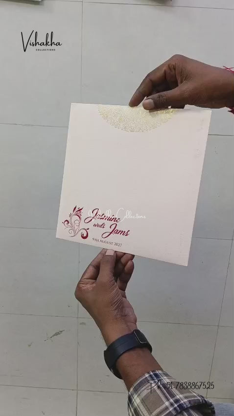 Hindu Muslim Christian Sikh Jain invitation Cards LN-982 – video
