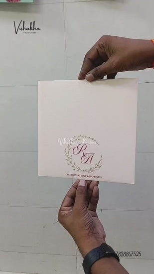 Semi Box Acrylic Hindu Muslim Christian Sikh Jain invitation Cards LN-821 – video