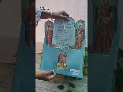 Dulah Dulhan Hindu Jain Sikh invitation Cards ATS-4121