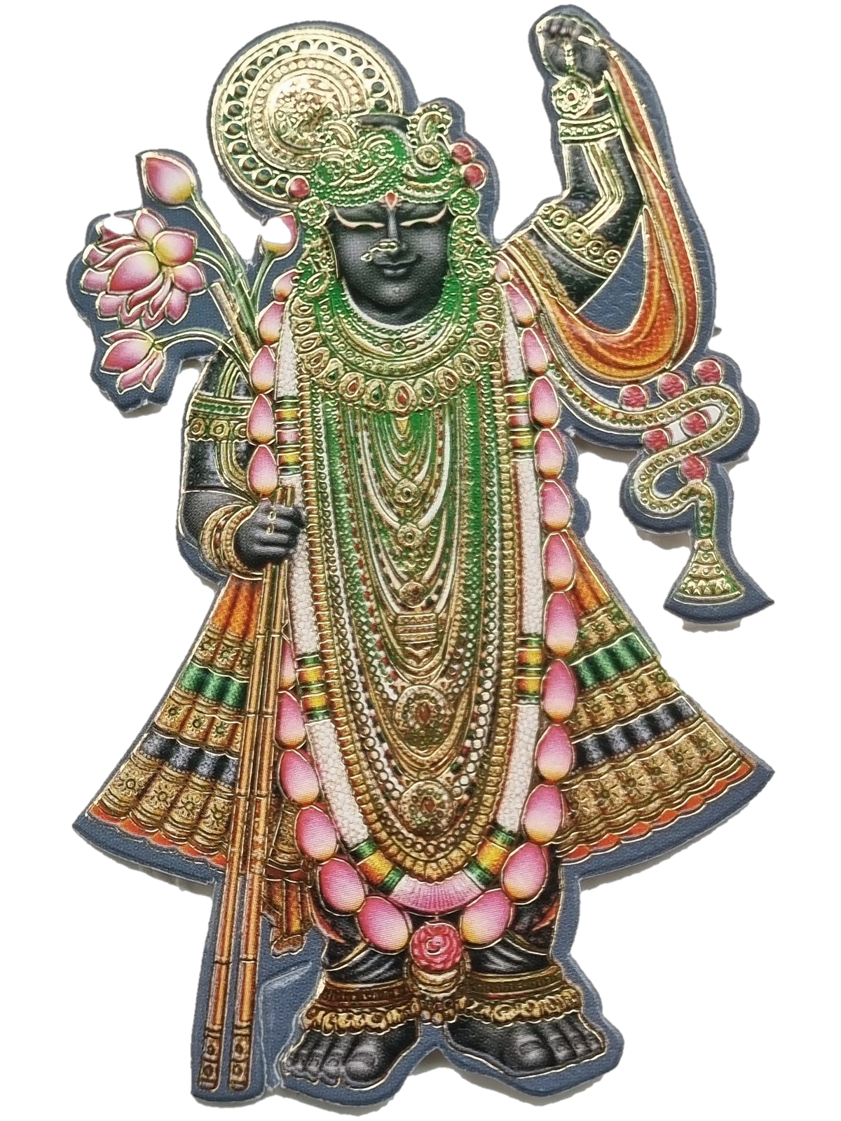 Shrinathji emblem for Semi Box Ganesh Ji Hindu Jain invitation Cards SK-3573