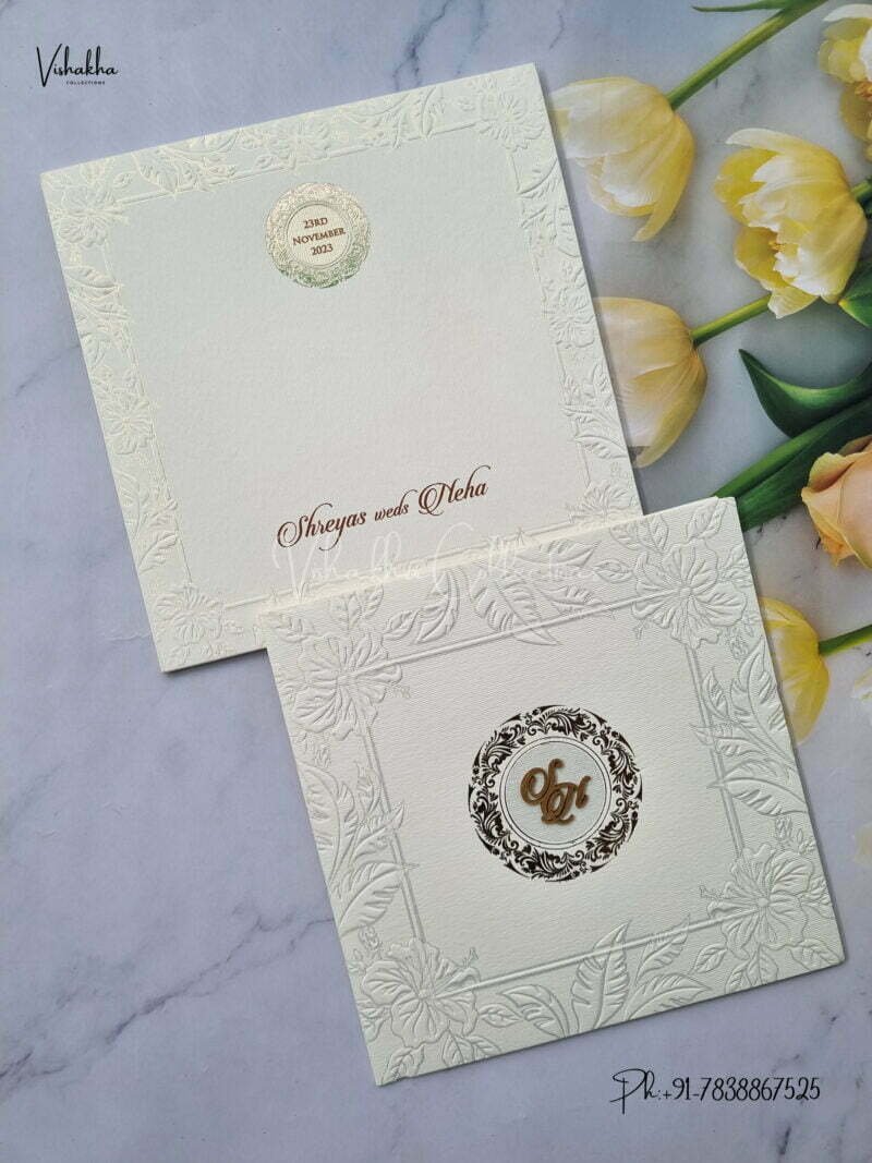 Designer Premium Customized Wedding Invitation Cards - MT279