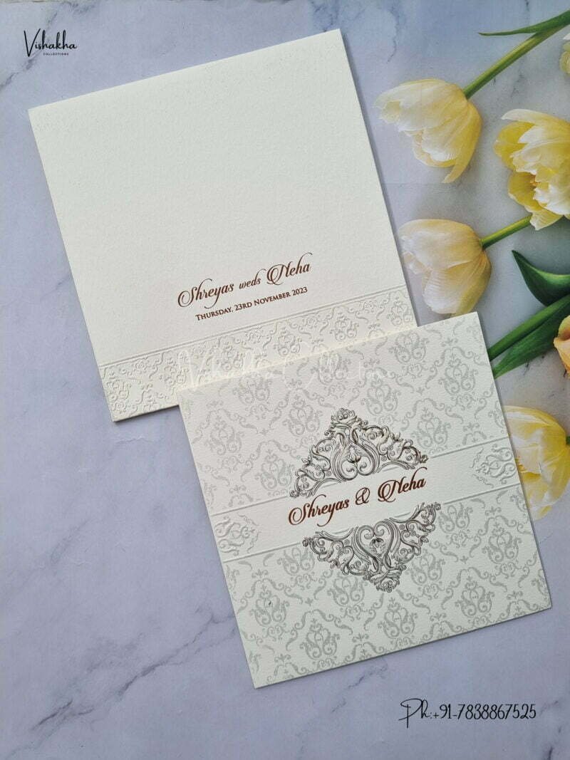 Designer Premium Customized Wedding Invitation Cards - MT287