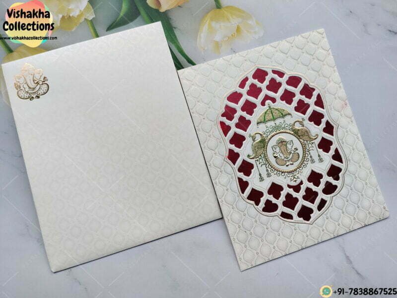 Designer Premium Customized Wedding Invitation Cards - VC-K5011
