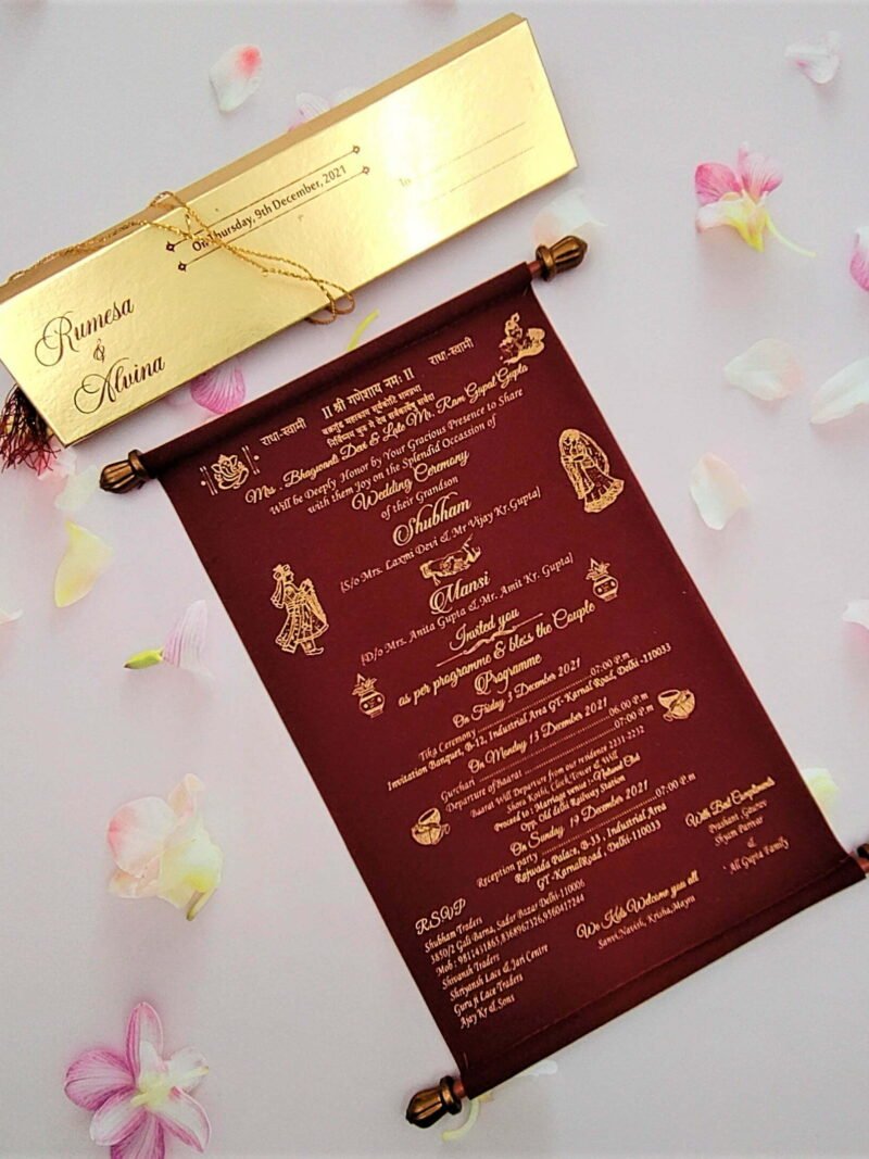 Farman Wedding Invitation Cards - FC-007