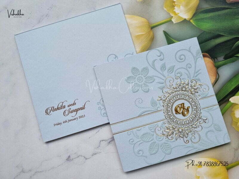Designer Premium Customized Wedding Invitation Cards - MT806