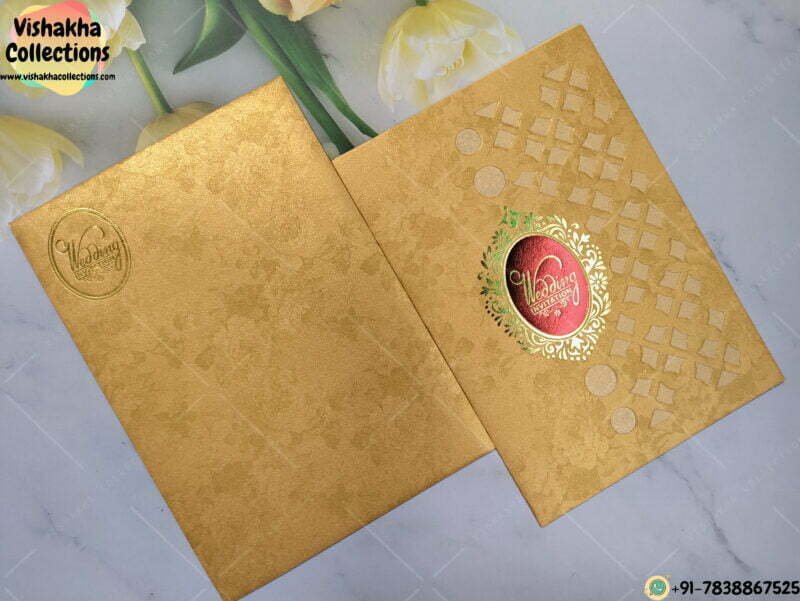 Designer Premium Customized Wedding Invitation Cards - VC-K5423