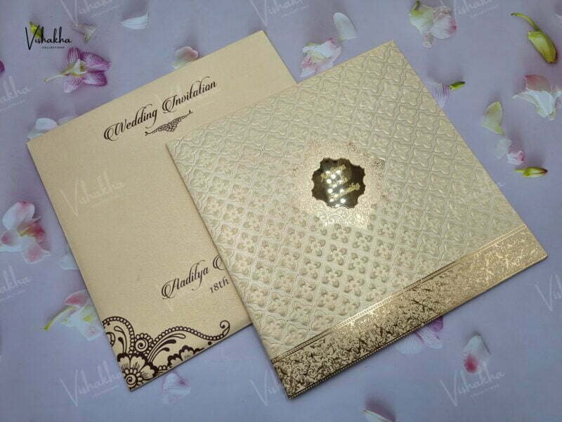 Designer Premium Customized Wedding Invitation Cards - A-2904