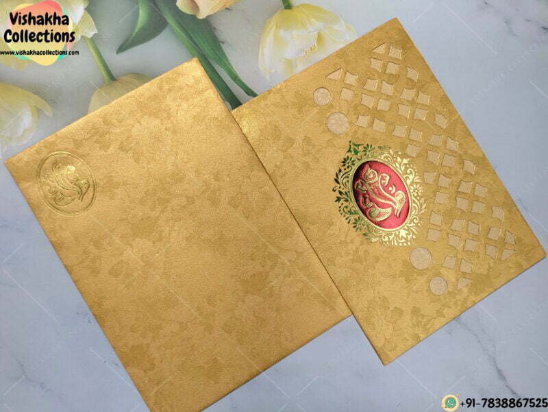 Designer Premium Customized Wedding Invitation Cards - VC-K5421