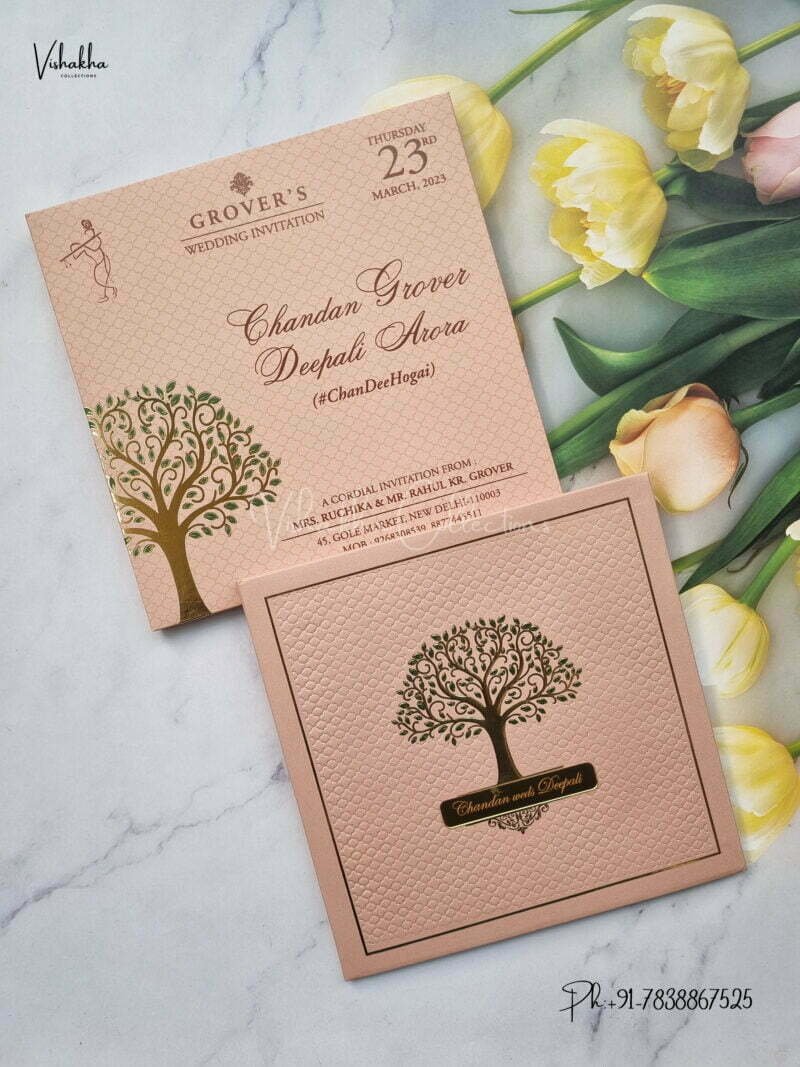Designer Premium Customized Wedding Invitation Cards - ATC108